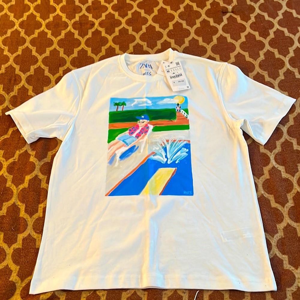 White Graphic Tee